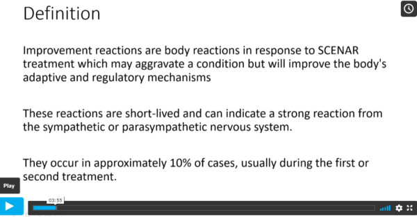 improvement reaction scenar therapy